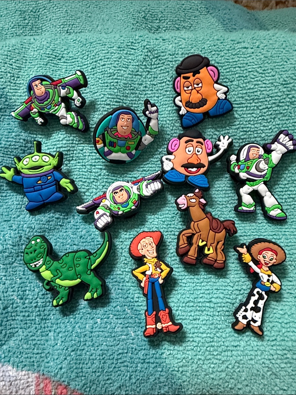 Toy Story Character Shoe Charms - Mixed Colors